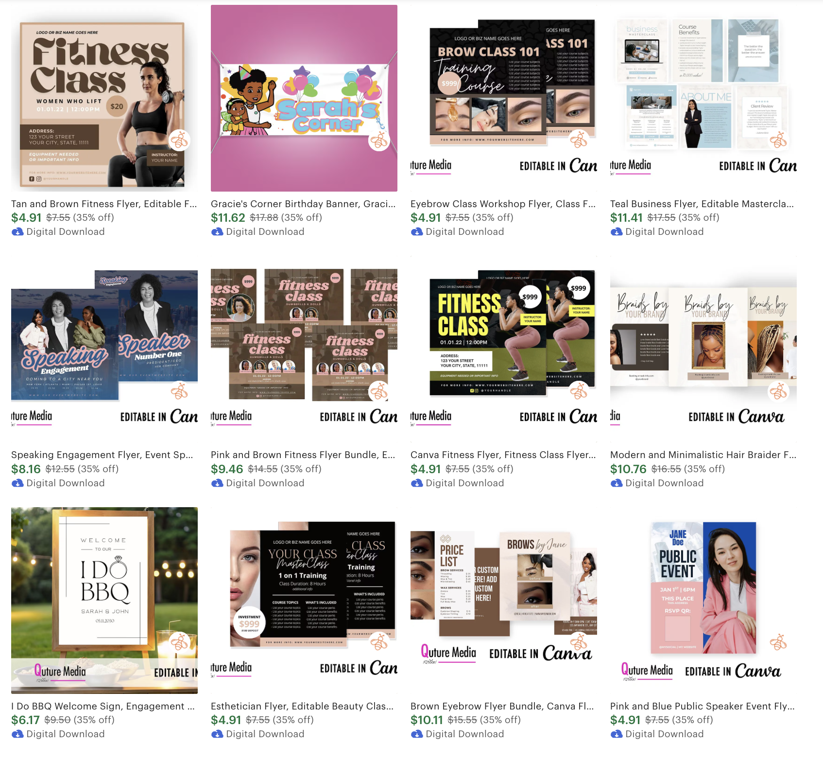 Quture Media Etsy Store Quture Media Etsy Store Templates