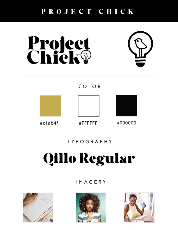 ProjectChick_BrandGuide Project Chick Brand Guide